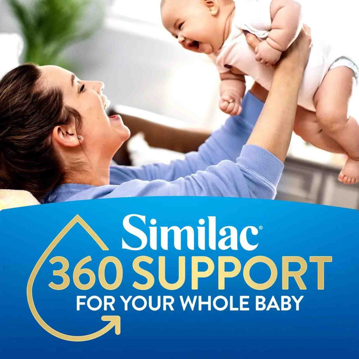 Infant Formula Similac® 360 Total Care® Unflavored 30.8 oz. Can Powder Iron - BeHope