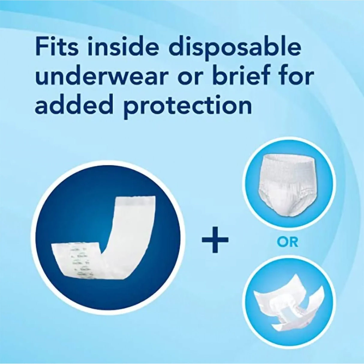 Incontinence Liner TotalDry™ 11 Inch Length Moderate Absorbency Polymer Core One Size Fits Most - BeHope