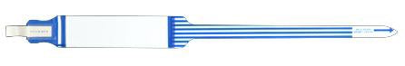 Identification Wristband Safeguard® Write On Band Adhesive Closure Without Legend - BeHope