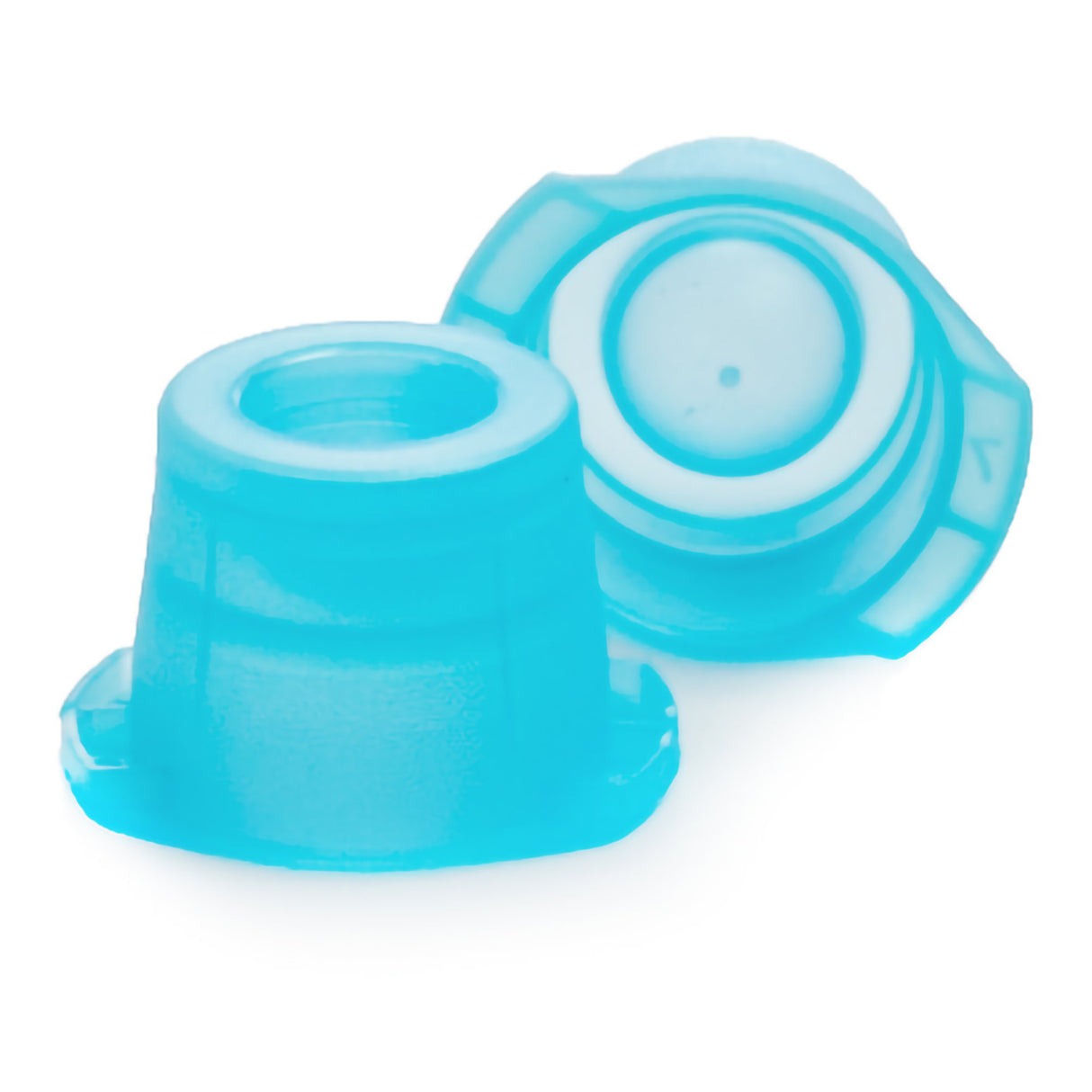 McKesson Tube Closure Polyethylene Snap Cap Blue 12 mm / 13 mm / 16 mm (Universal) Fits Most 12mm, 13mm and 16mm Evacuated Glass Blood Collection Tubes and Plastic Test Tubes NonSterile - BeHope