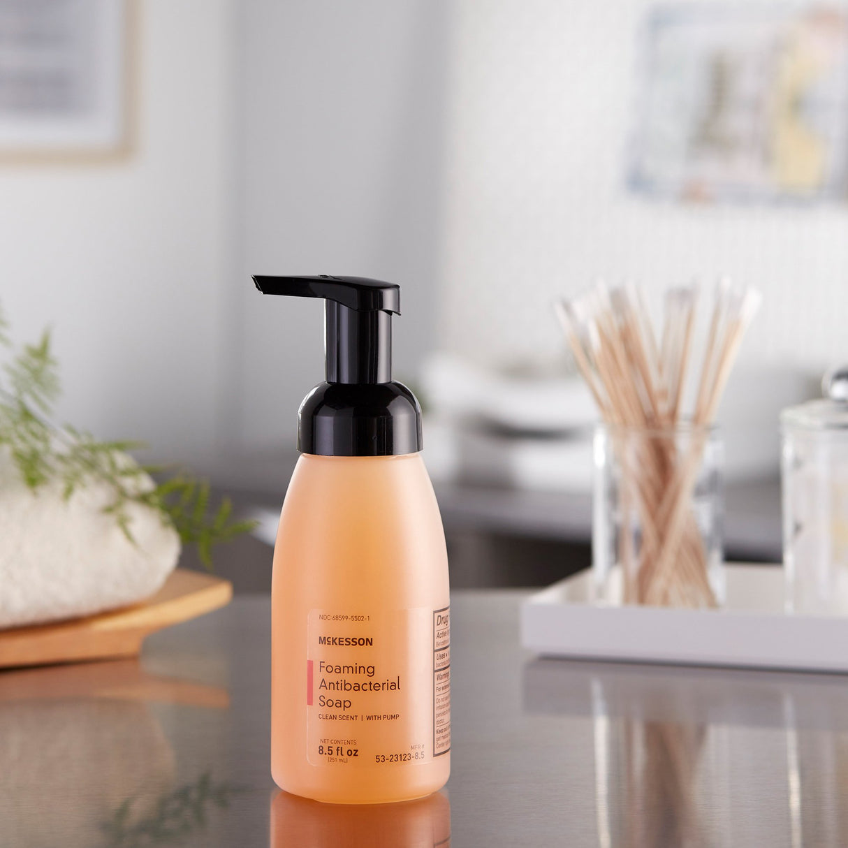 Antibacterial Soap McKesson Foaming 8.5 oz. Pump Bottle Clean Scent - BeHope