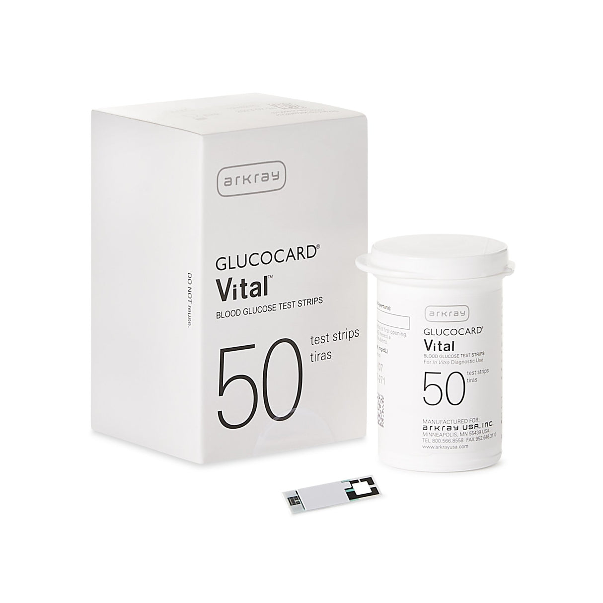 Blood Glucose Test Strips Glucocard® Vital™ 50 Strips per Pack - BeHope