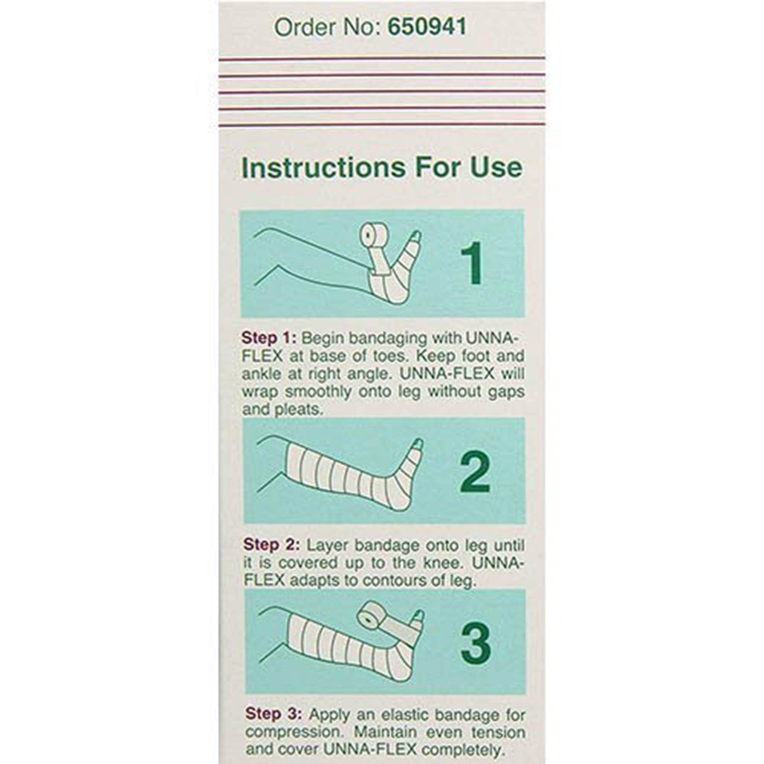 Unna Boot Stretch Unna-Flex® Zinc Oxide 4 Inch X 10 Yard - BeHope