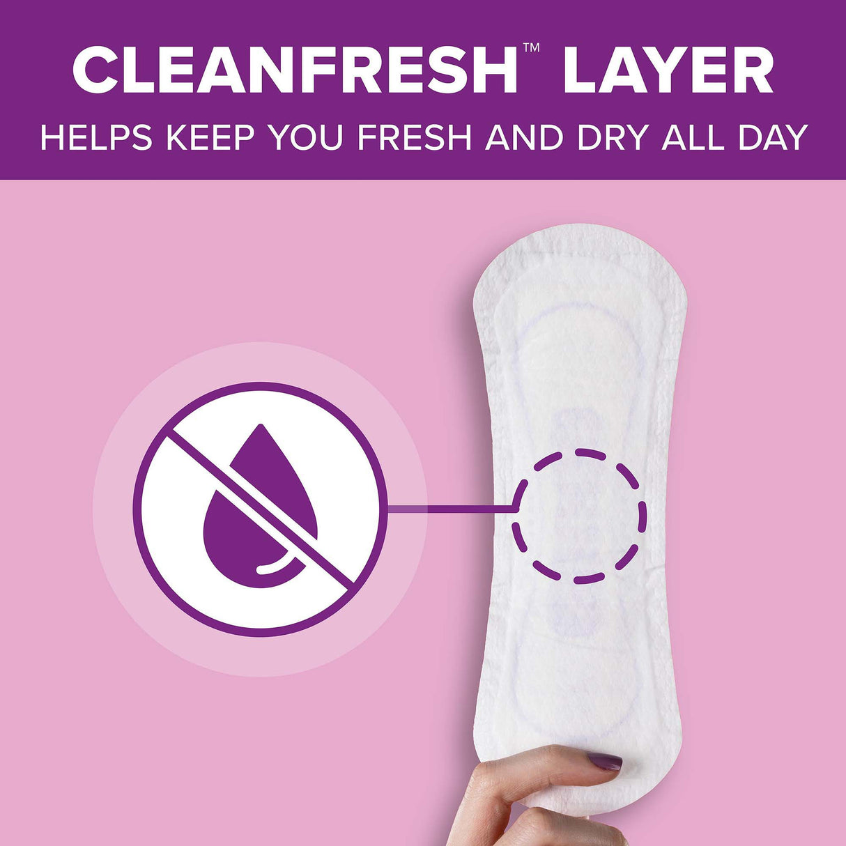 Bladder Control Pad Poise® Fresh Protection™ 8-1/2 Inch Length Light Absorbency Sodium Polyacrylate Core One Size Fits Most - BeHope