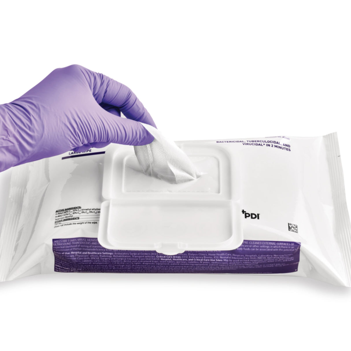 Surface Disinfectant Cleaner Super Sani-Cloth® Premoistened Germicidal Manual Pull Wipe 80 Count Soft Pack Alcohol Scent NonSterile - BeHope