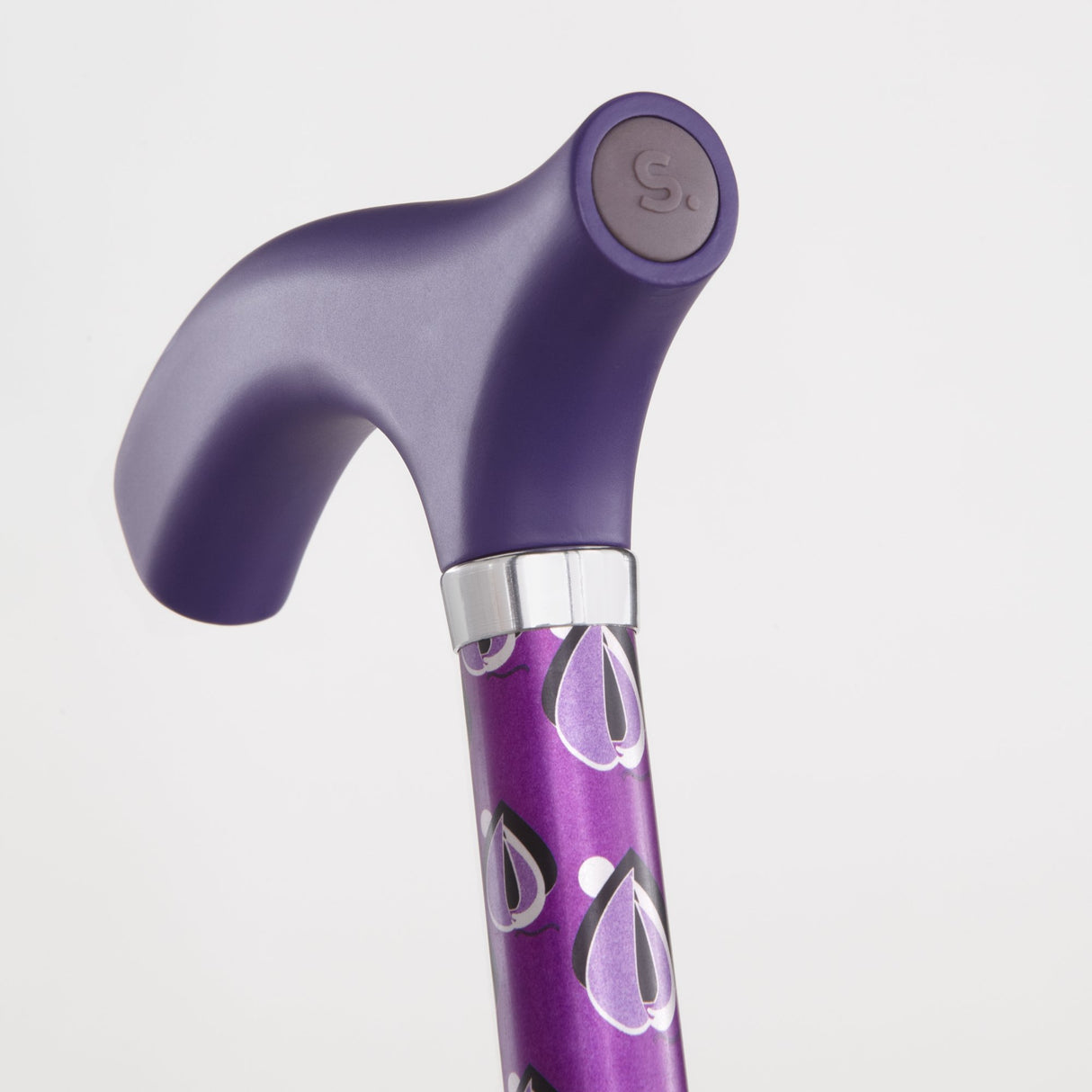 Folding Cane Switch Sticks Aluminum 32 to 37 Inch Height Viking Print - BeHope