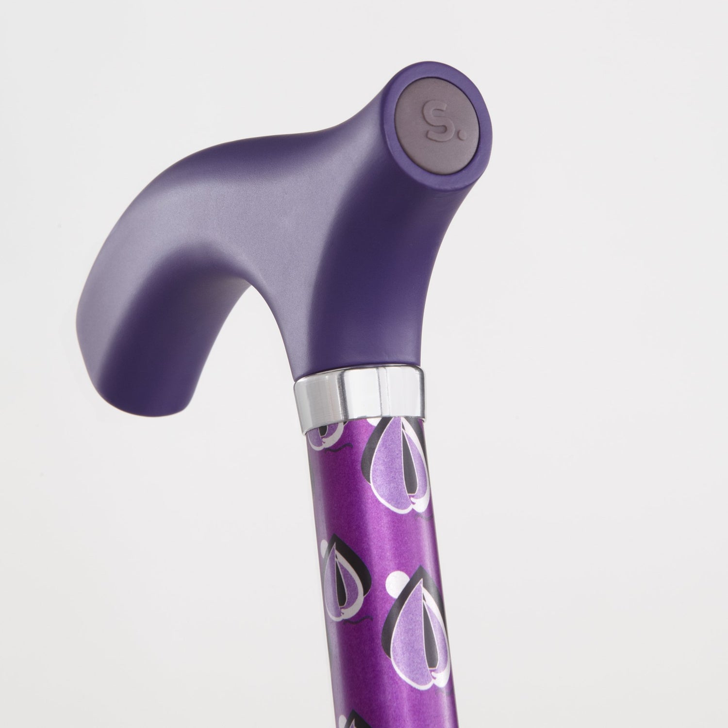 Folding Cane Switch Sticks Aluminum 32 to 37 Inch Height Viking Print - BeHope