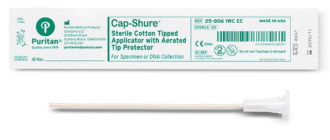 Cap-Shure® Specimen Collection Swab 6 Inch Length Sterile - BeHope