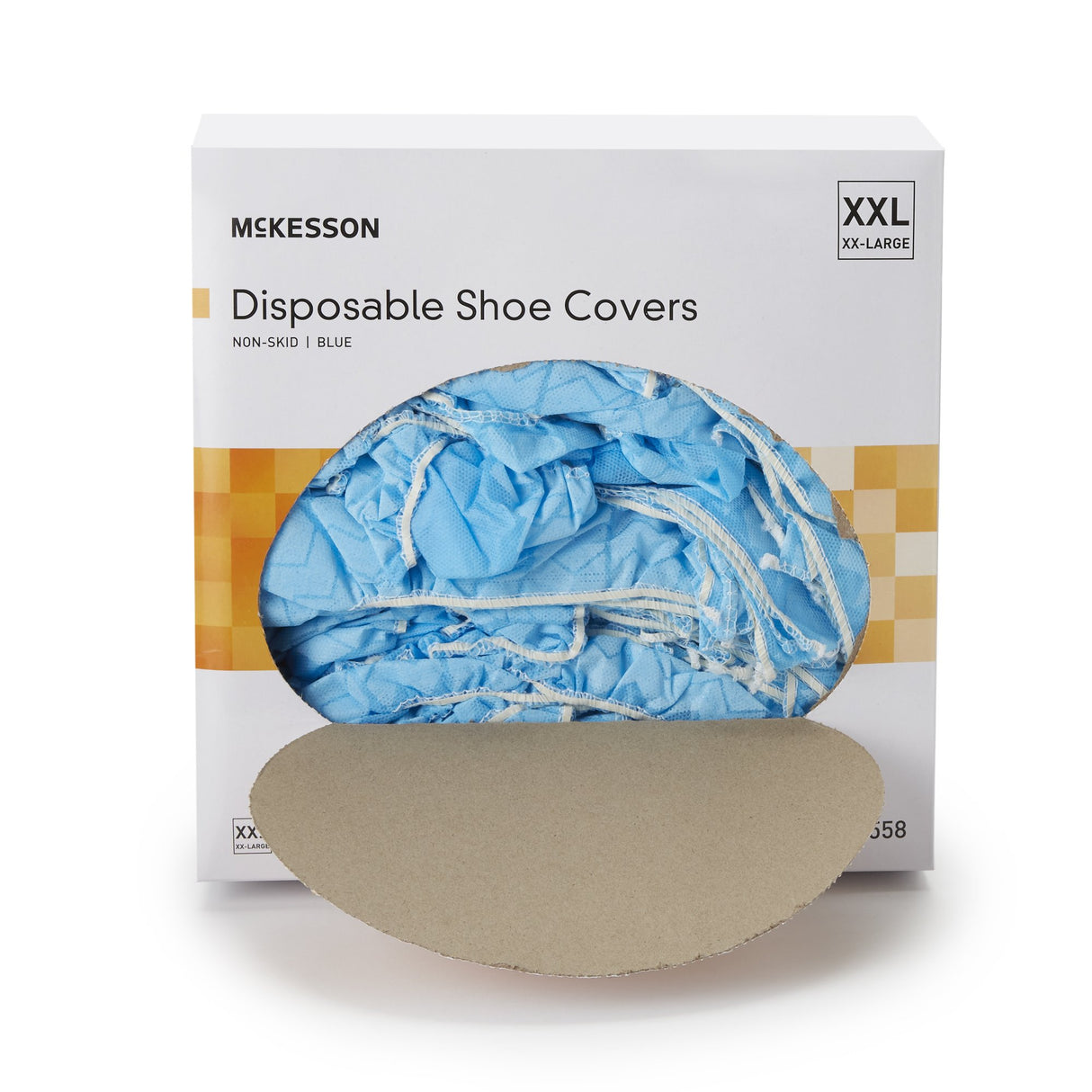 Shoe Cover McKesson 2X-Large Shoe High Nonskid Sole Blue NonSterile - BeHope