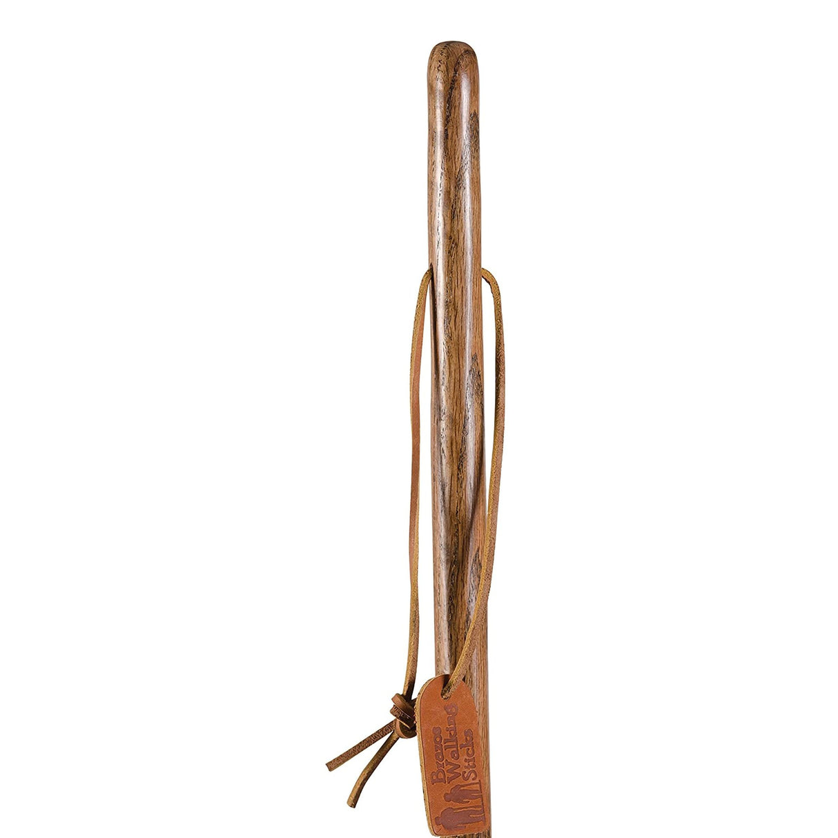 Walking Stick Brazos™ Twisted Backpacker Wood 58 Inch Height Brown Oak - BeHope