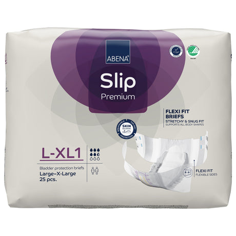 Unisex Adult Incontinence Brief Abena Slip Flexi Fit Large / X-Large Disposable Moderate Absorbency - BeHope