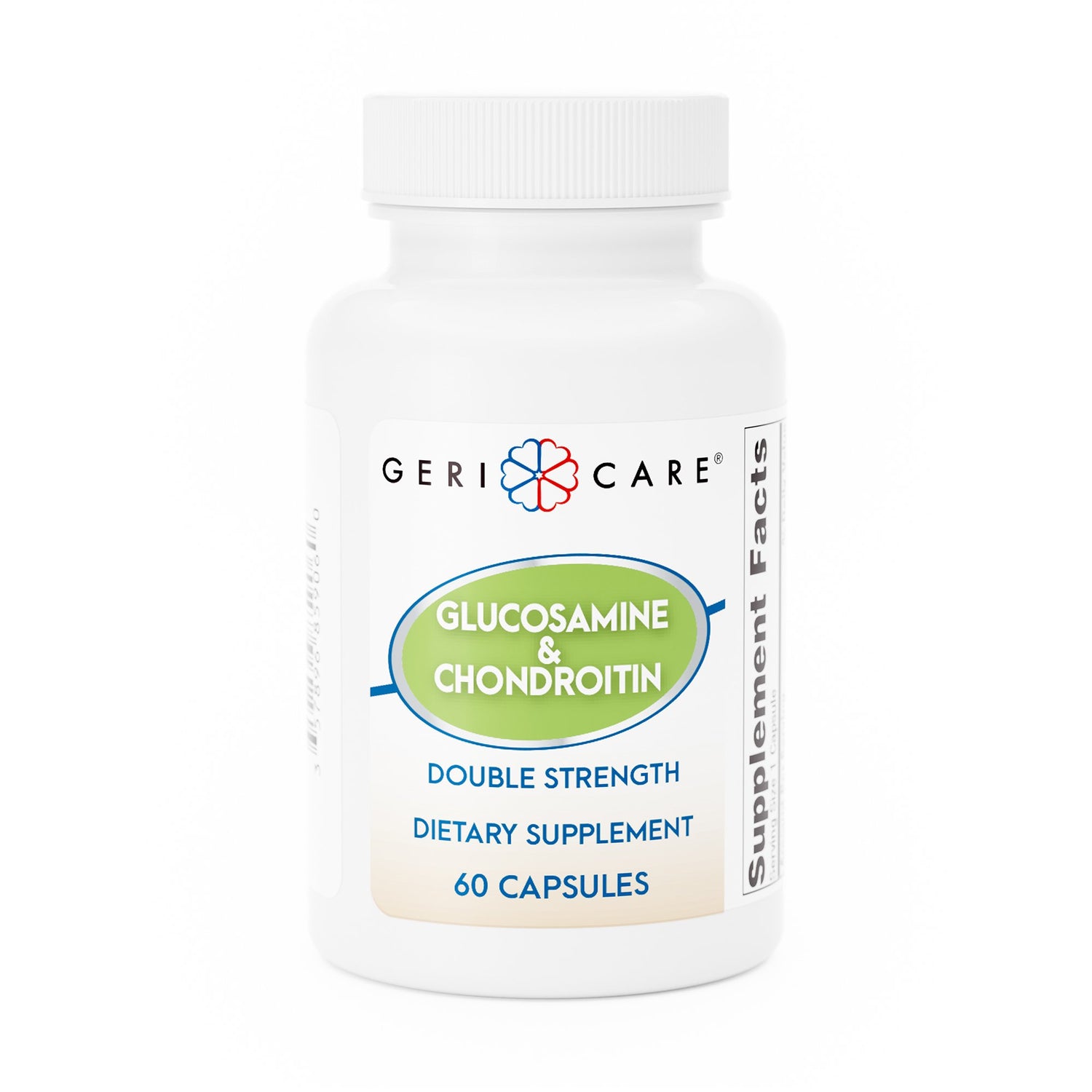 Joint Health Supplement Geri-Care® Glucosamine / Chondroitin 500 mg - 400 mg Strength Capsule 60 per Box - BeHope
