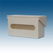 Glove Box Holder Horizontal Mounted 1-Box Capacity Putty 3-1/2 X 3-7/8 X 11 Inch Plastic - BeHope