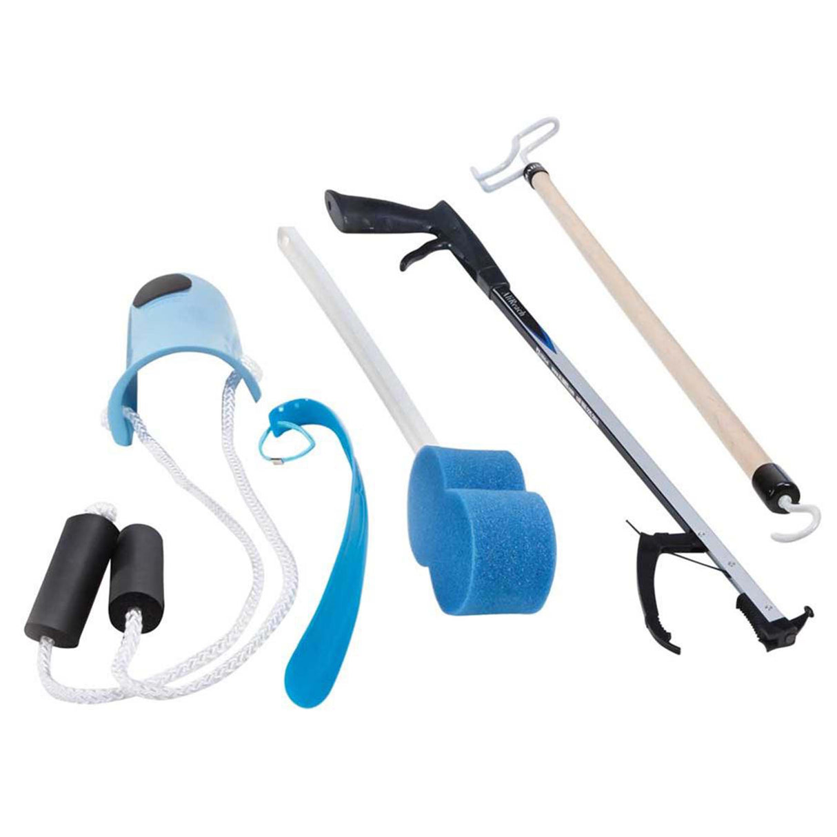 ADL Hip / Knee Equipment Kit AliMed® Economy Reacher - 26 Inch Length / Shoehorn - 16-1/4 Inch Length - BeHope