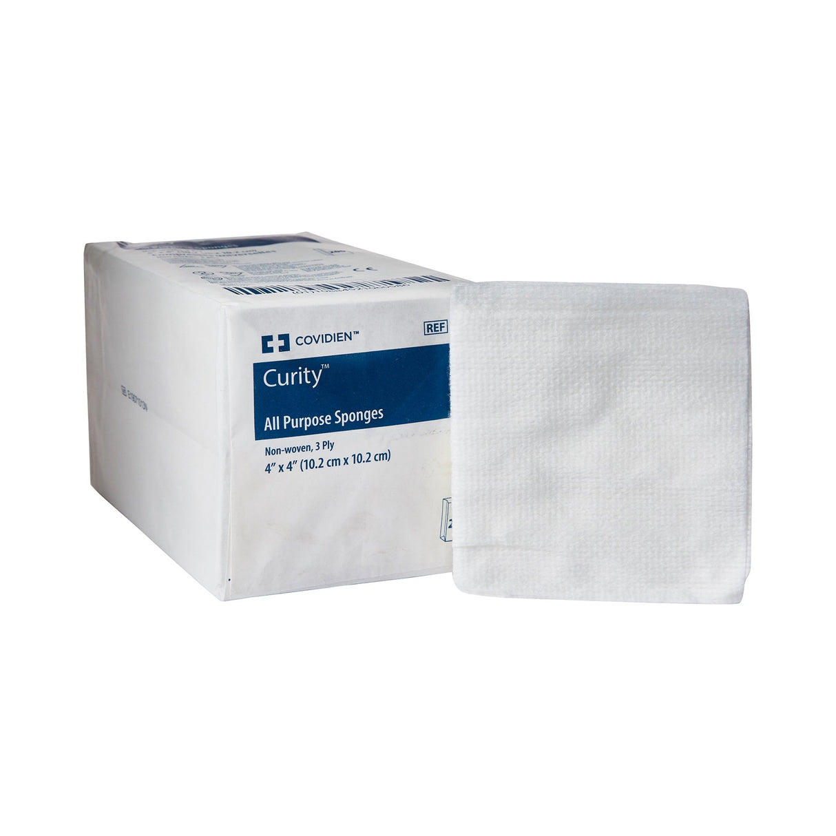 Nonwoven Sponge Curity™ 4 X 4 Inch 3-Ply NonSterile 200 per Pack - BeHope