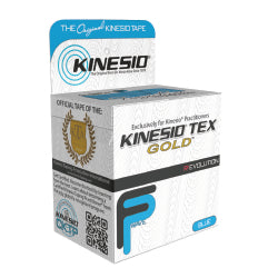 Kinesiology Tape Kinesio® Tex Gold™ FP Blue 2 Inch X 5-1/2 Yard Cotton NonSterile - BeHope