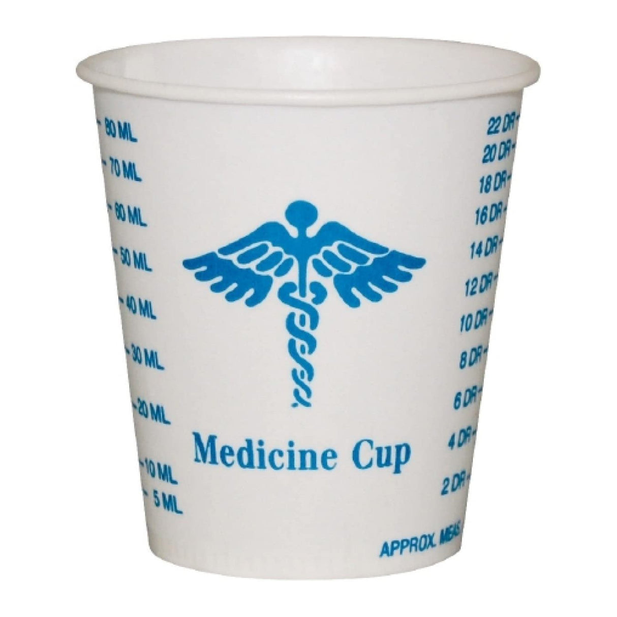 Medicine Cup Solo® 3 oz. Medical Print Wax Coated Paper Disposable NonSterile - BeHope