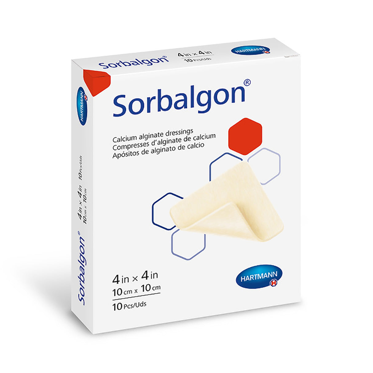 Alginate Dressing Sorbalgon® 2 X 2 Inch Square - BeHope