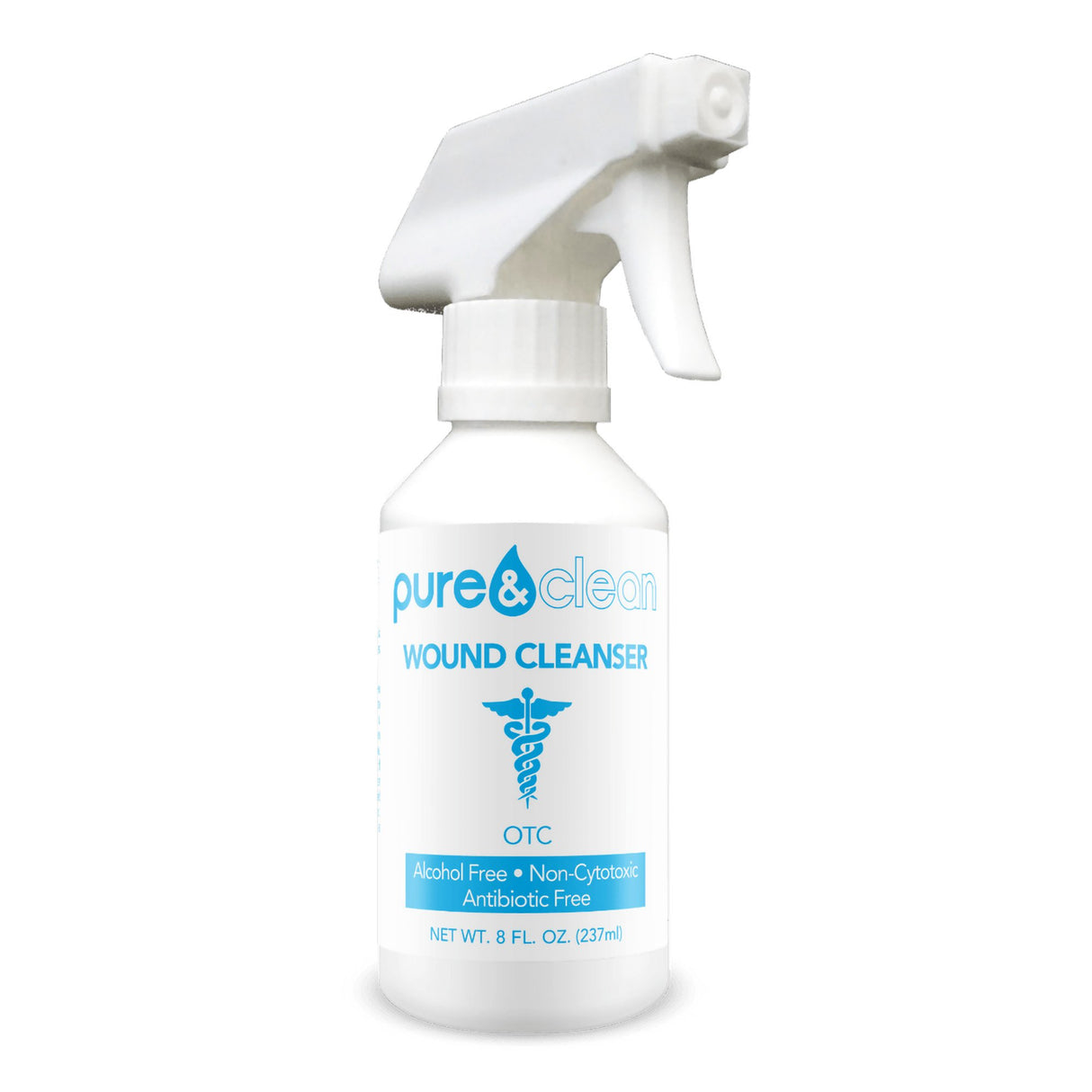 Wound Cleanser Pure&Clean® 8 oz. Spray Bottle NonSterile Antimicrobial - BeHope
