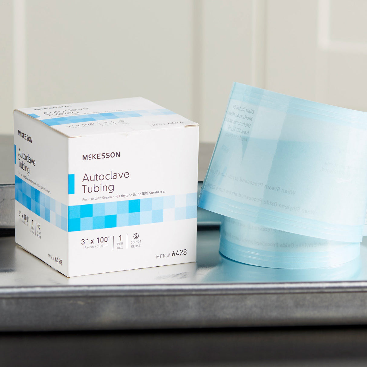 McKesson Sterilization Tubing 3 Inch X 100 Foot - BeHope