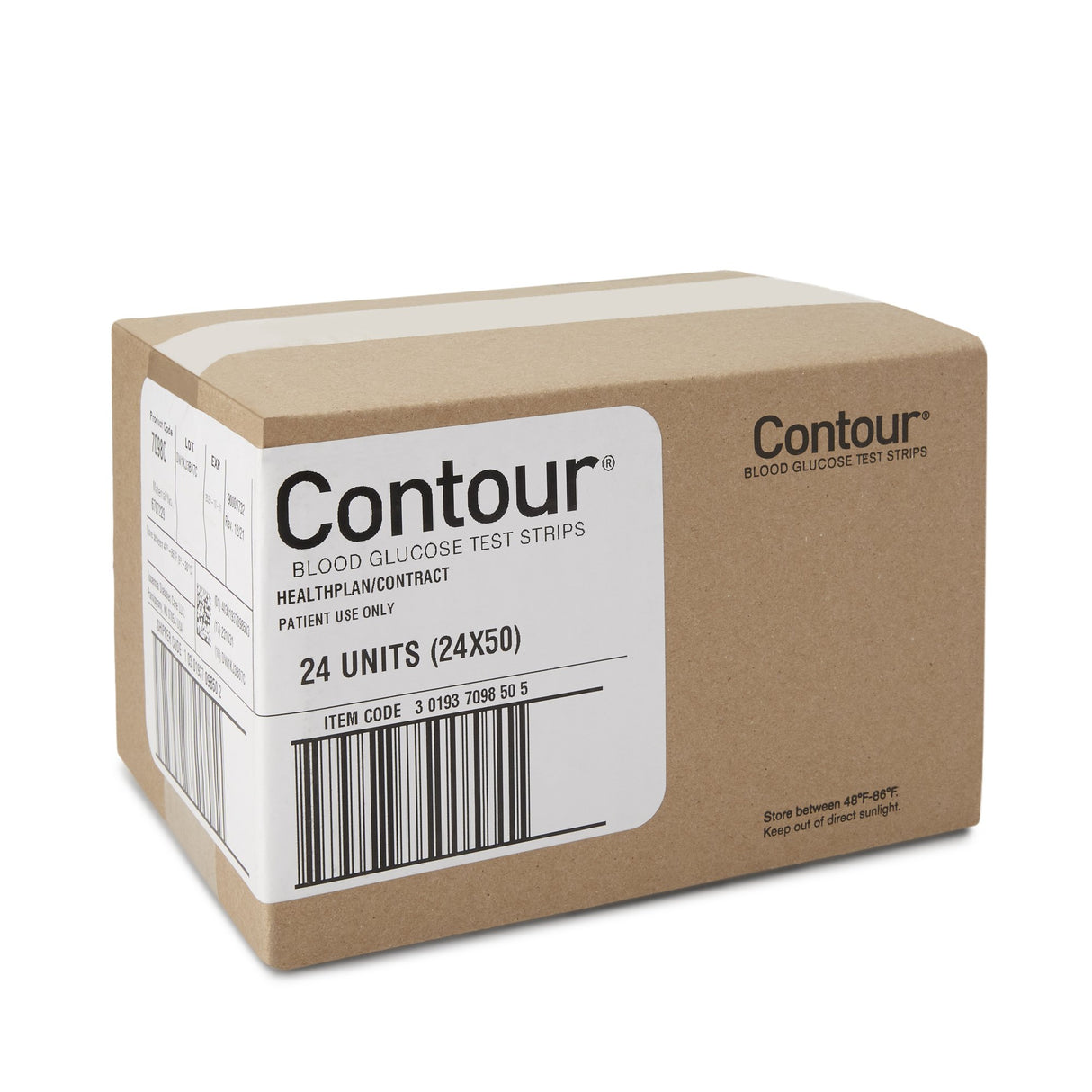 Blood Glucose Test Strips Contour® 50 Strips per Pack - BeHope