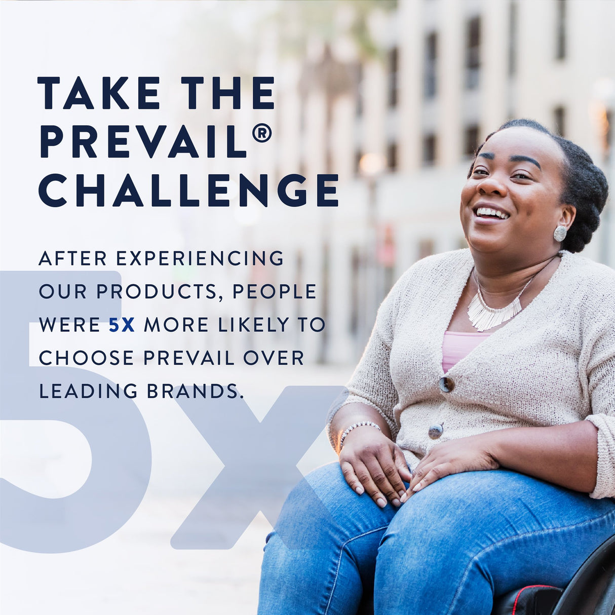 Unisex Adult Incontinence Brief Prevail Air™ Overnight Size 1 / Medium Disposable Heavy Absorbency - BeHope