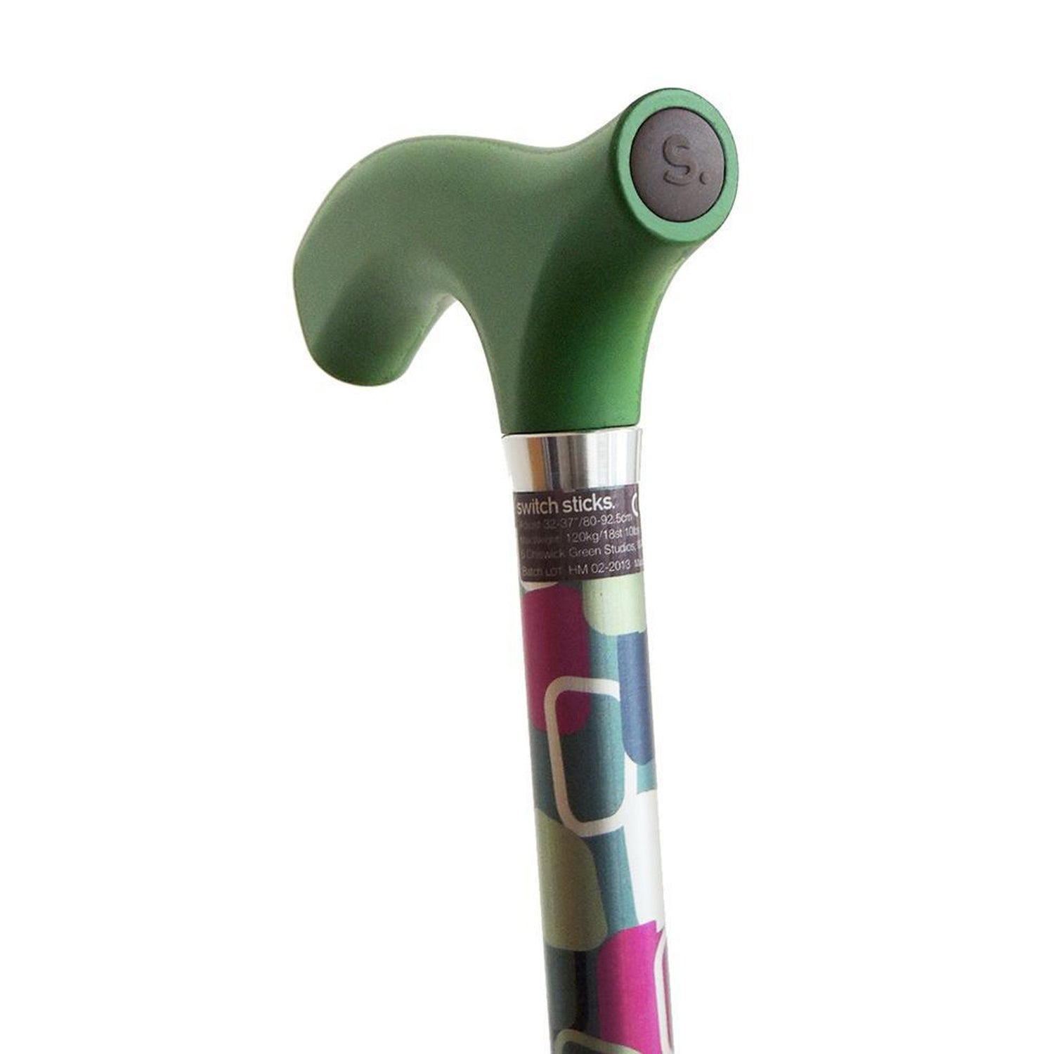 Folding Cane Switch Sticks® Aluminum 32 to 37 Inch Height Vienna Print - BeHope