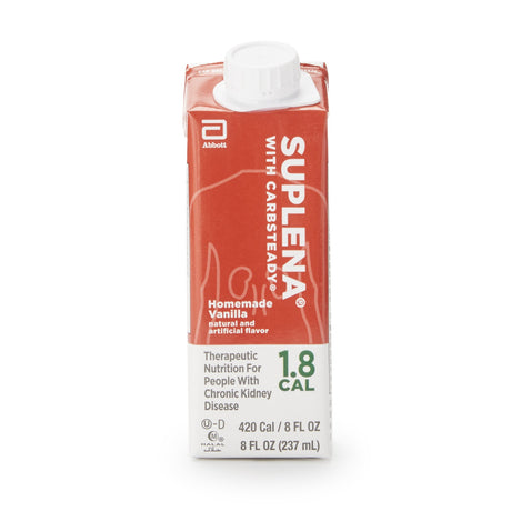 Oral Supplement Suplena® with Carbsteady® Vanilla Flavor Liquid 8 oz. Reclosable Carton - BeHope