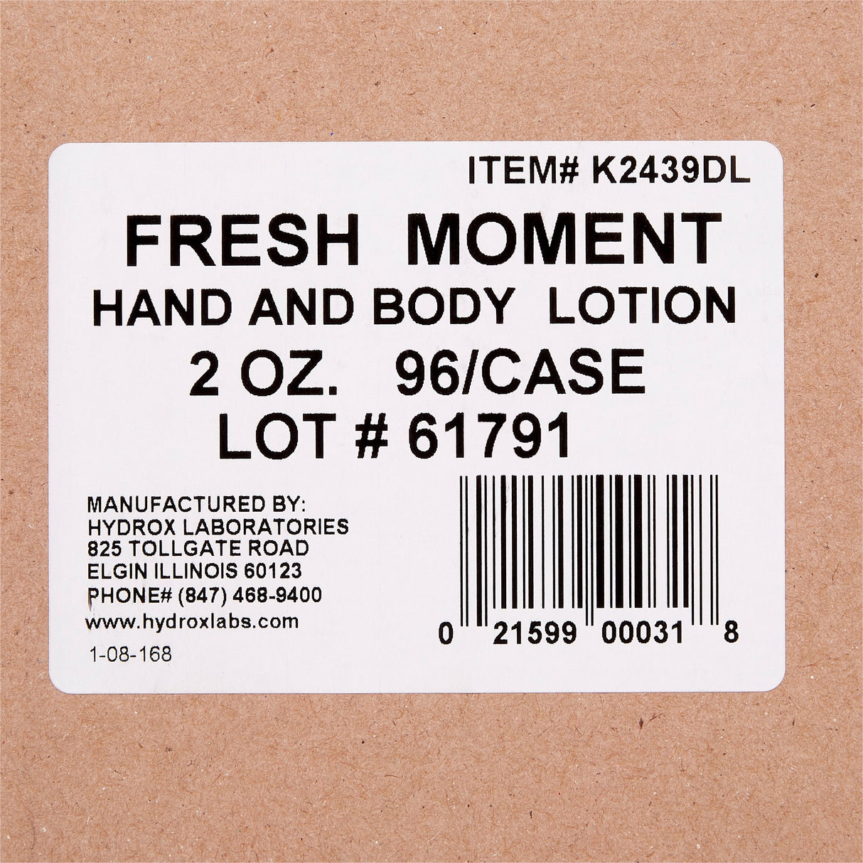 Hand and Body Moisturizer McKesson 2 oz. Bottle Scented Lotion - BeHope