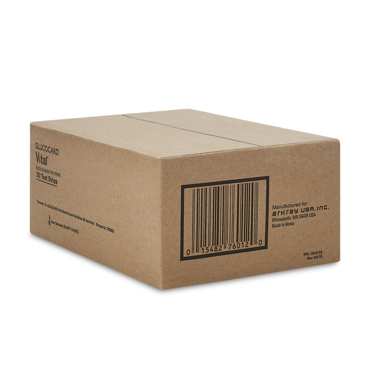 Blood Glucose Test Strips Glucocard® Vital™ 50 Strips per Pack - BeHope