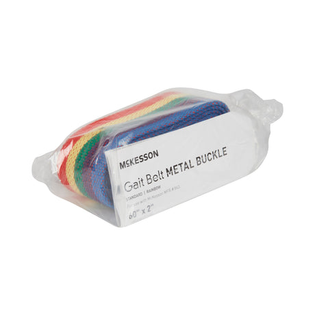 Gait Belt McKesson 60 Inch Length Rainbow Design Polyester - BeHope
