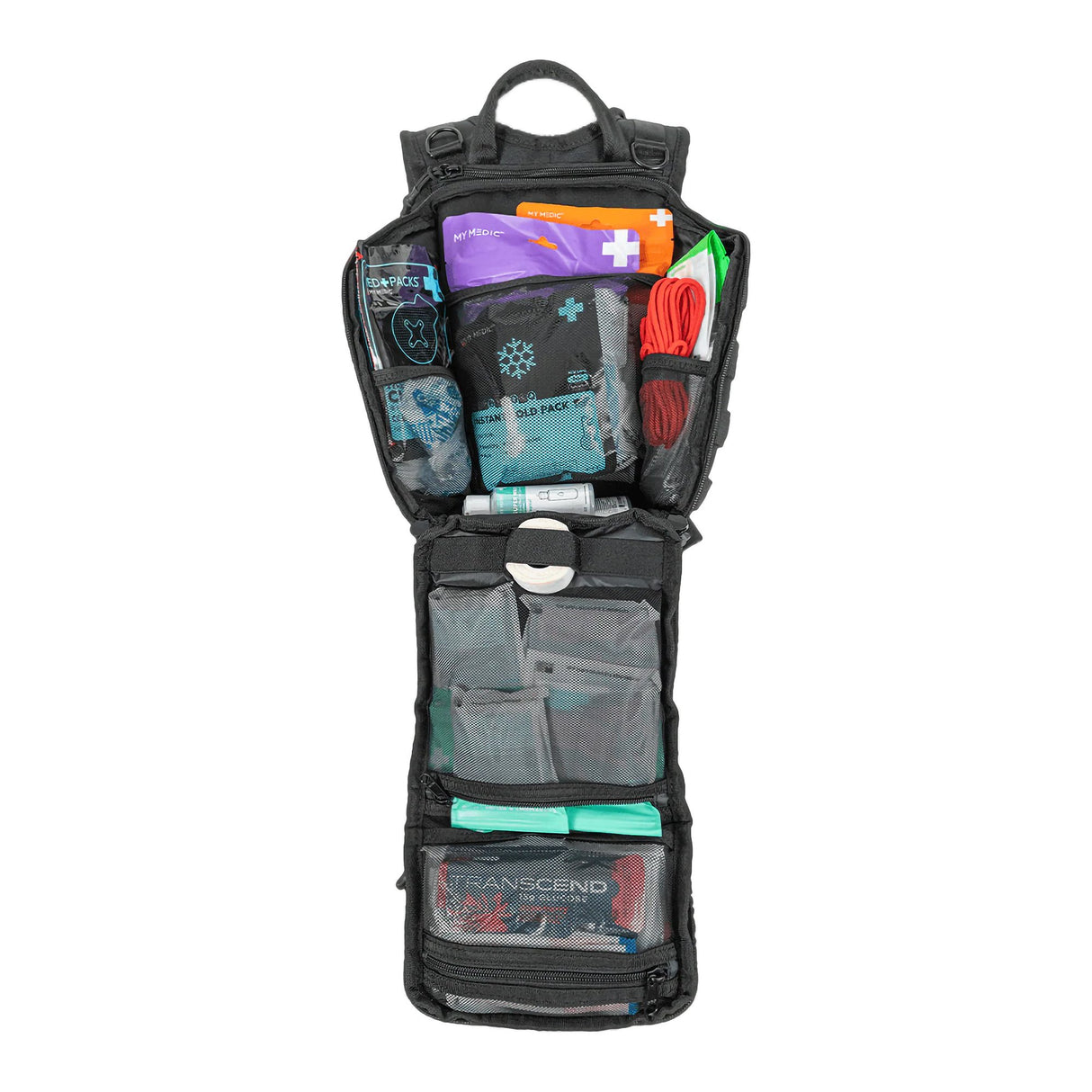 First Aid Kit My Medic RECON Pro Black Nylon Backpack - BeHope