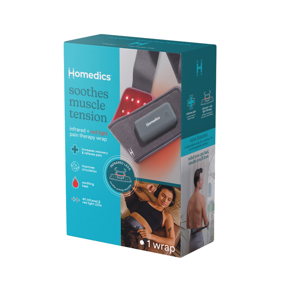 Infrared + Red Light Pain Therapy Wrap HoMedics® - BeHope