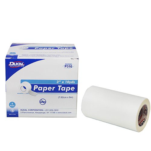Medical Tape Dukal™ White 3 Inch X 10 Yard Paper NonSterile - BeHope