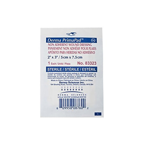 Non-Adherent Dressing Primapad® 2 X 3 Inch 1-Ply Sterile 100 per Pack - BeHope