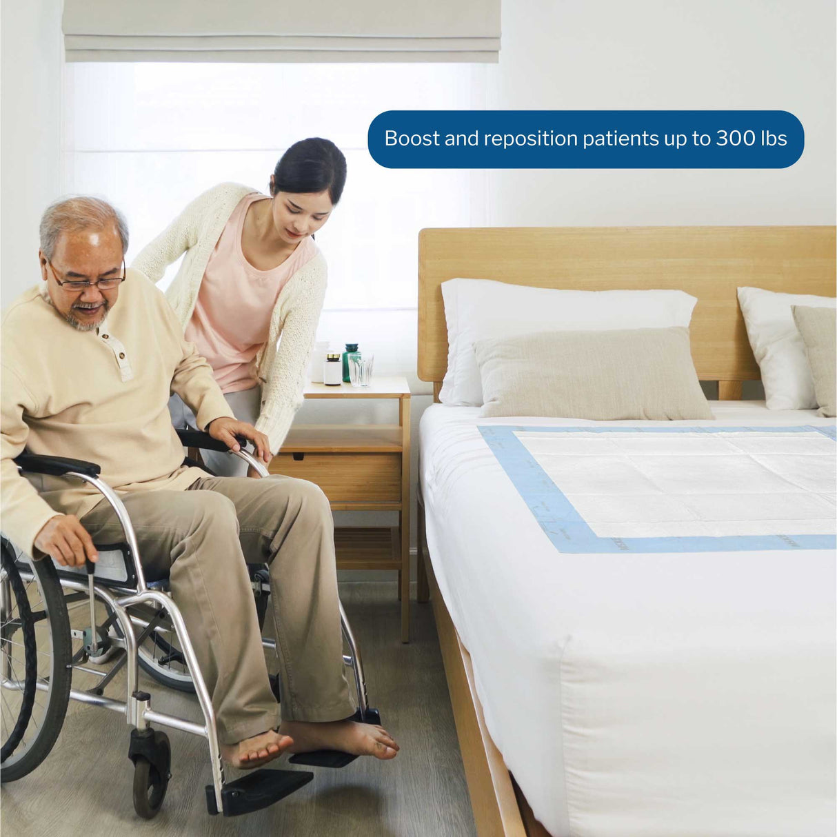 Alèse jetable McKesson 30 x 36 pouces, polymère super absorbant, forte absorption