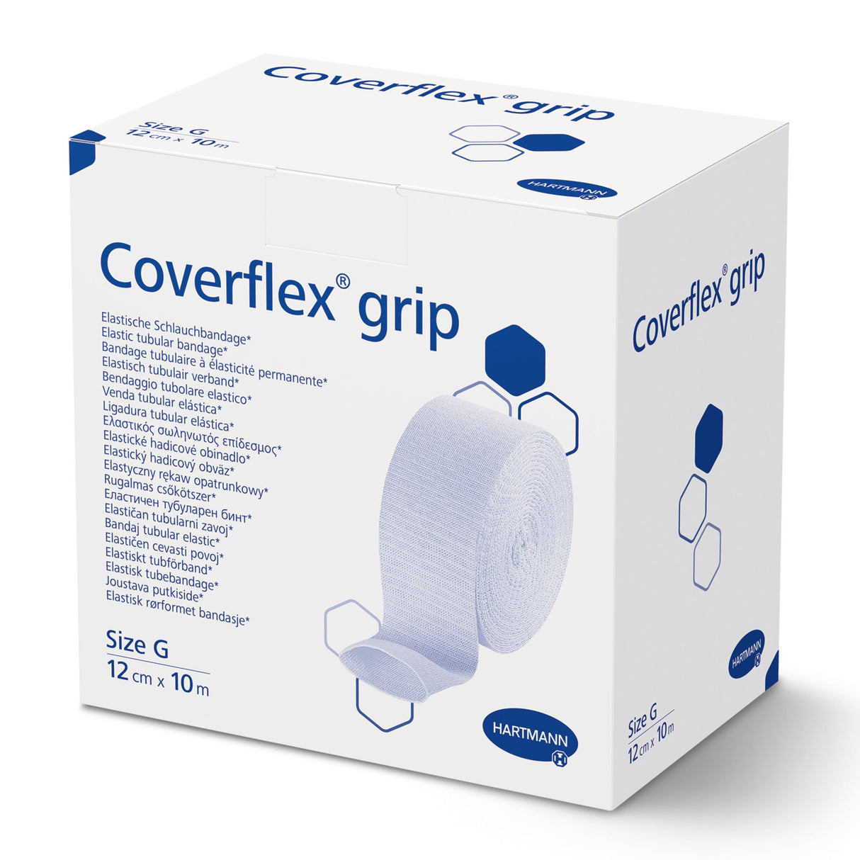 Elastic Tubular Support Bandage Coverflex grip 4.7 Inch X 11 Yard Pull On Tan NonSterile Size G Low Compression - BeHope