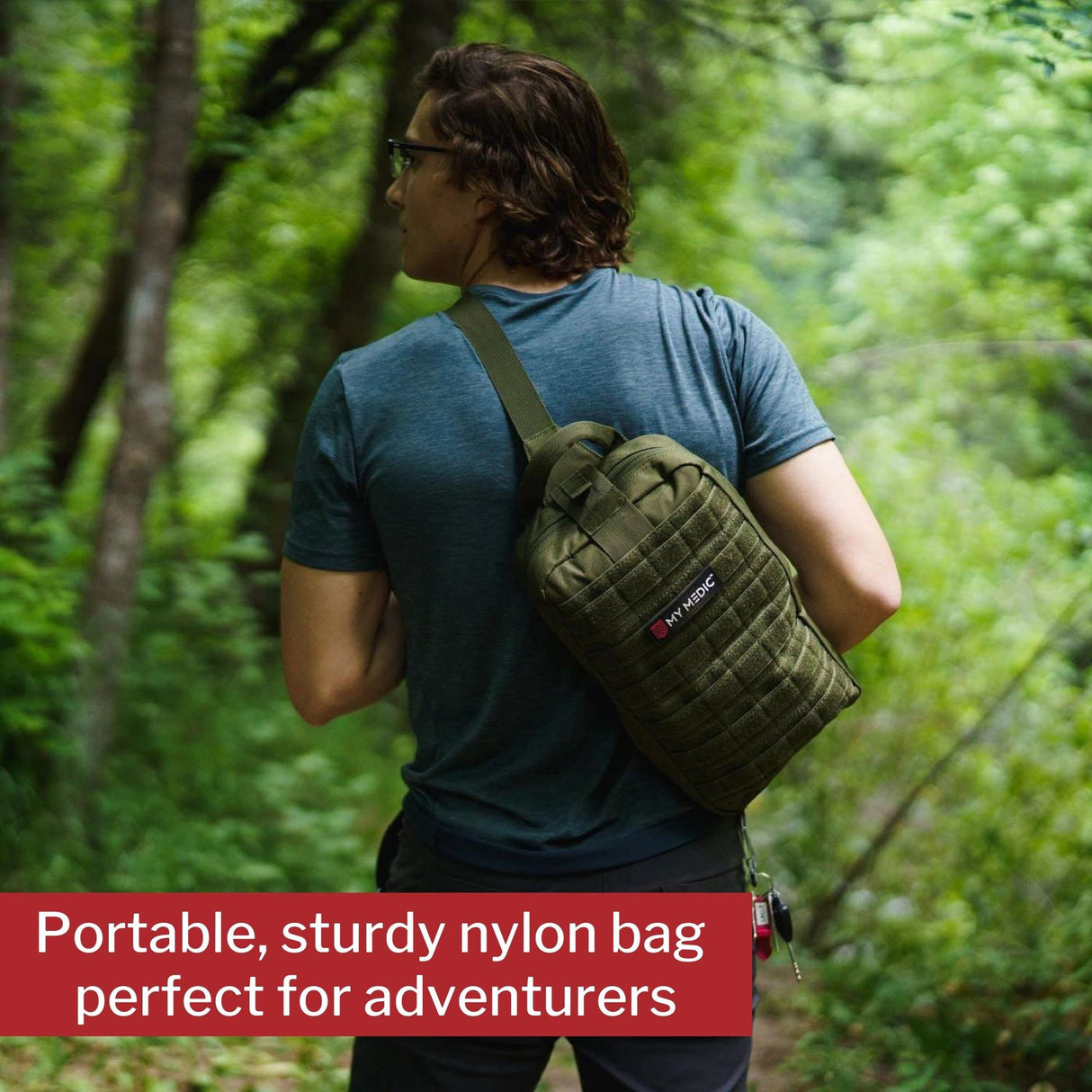 First Aid Kit My Medic™ MYFAK Standard Red Nylon Bag - BeHope