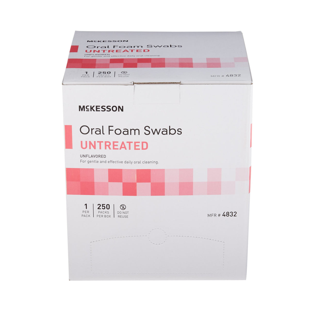 Oral Swab McKesson Untreated Foam Tip 1 per Pack - BeHope