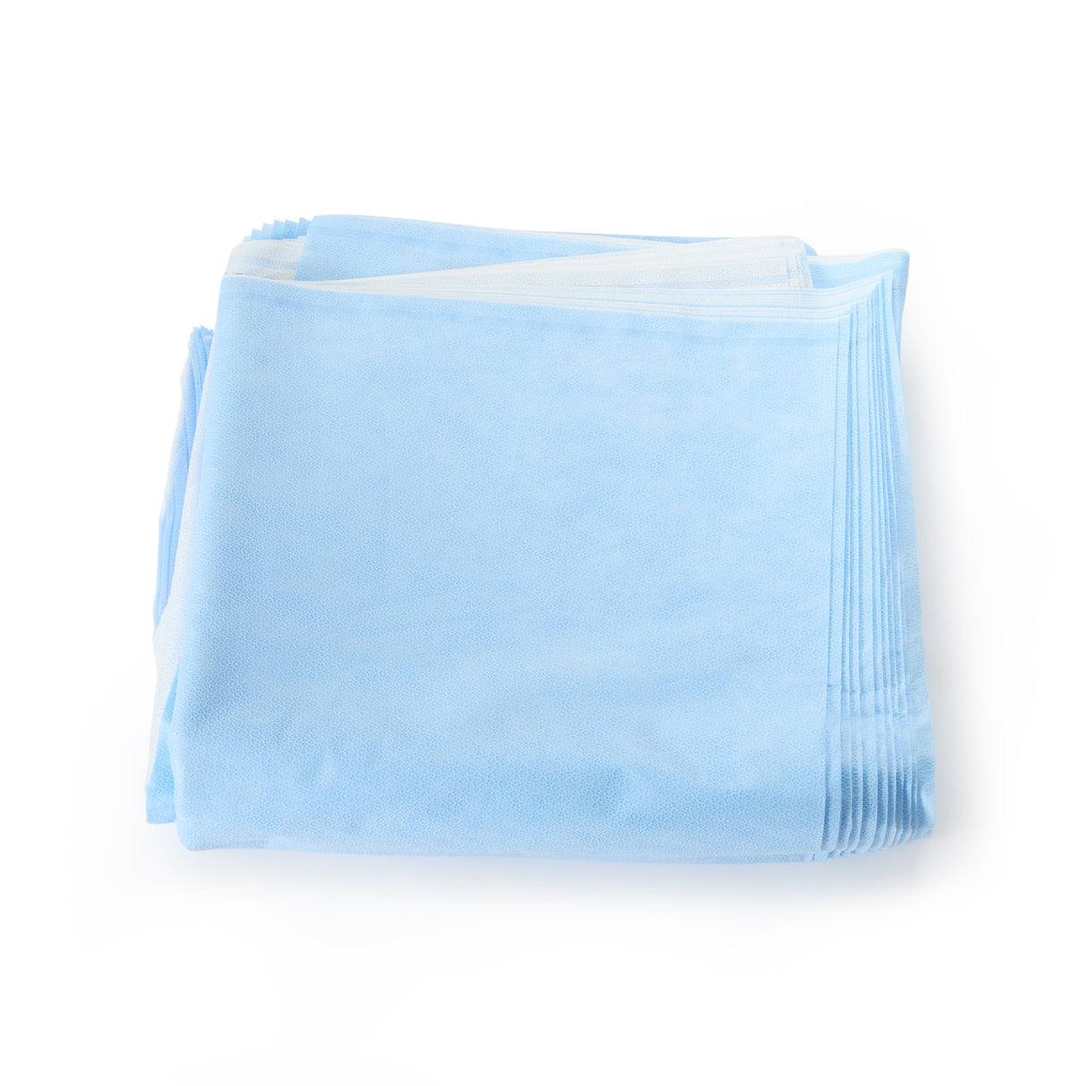 QUICK CHECK* H200 Sterilization Wrap White / Blue 30 X 30 Inch Dual Layer SMS Polypropylene Steam / EO Gas / Hydrogen Peroxide - BeHope