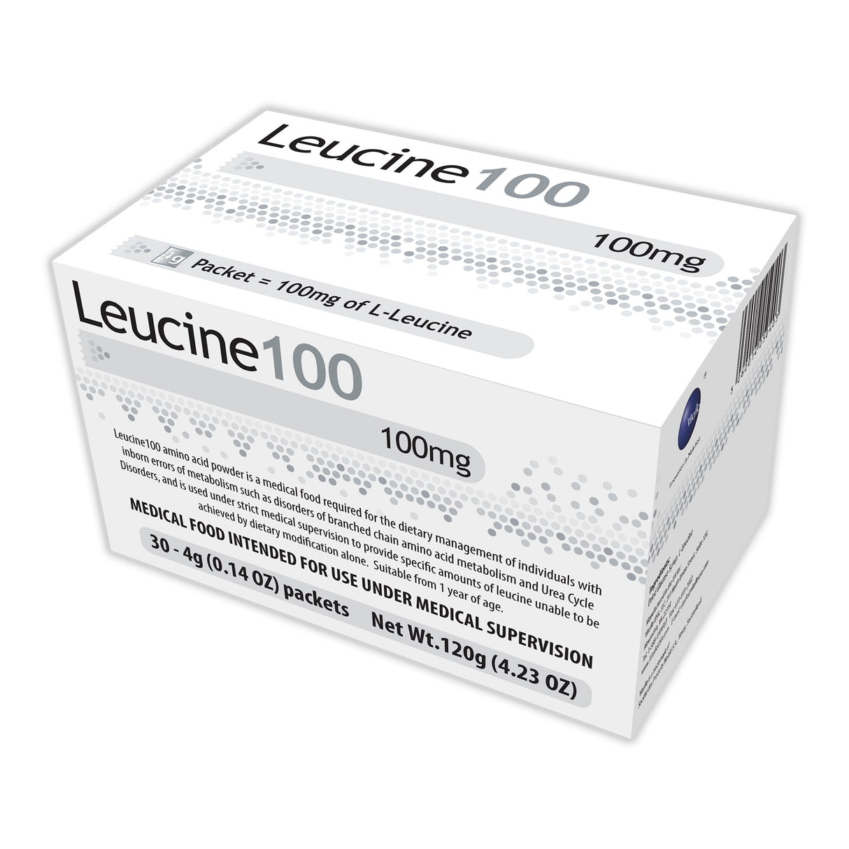 Oral Supplement Leucine 100 Unflavored Powder 4 Gram Individual Packet - BeHope