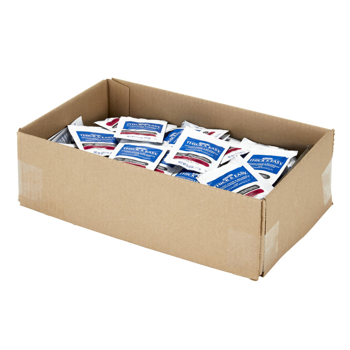 Food and Beverage Thickener Thick & Easy® 0.16 oz. Individual Packet Unflavored Powder IDDSI Level 1 Slightly Thick - BeHope