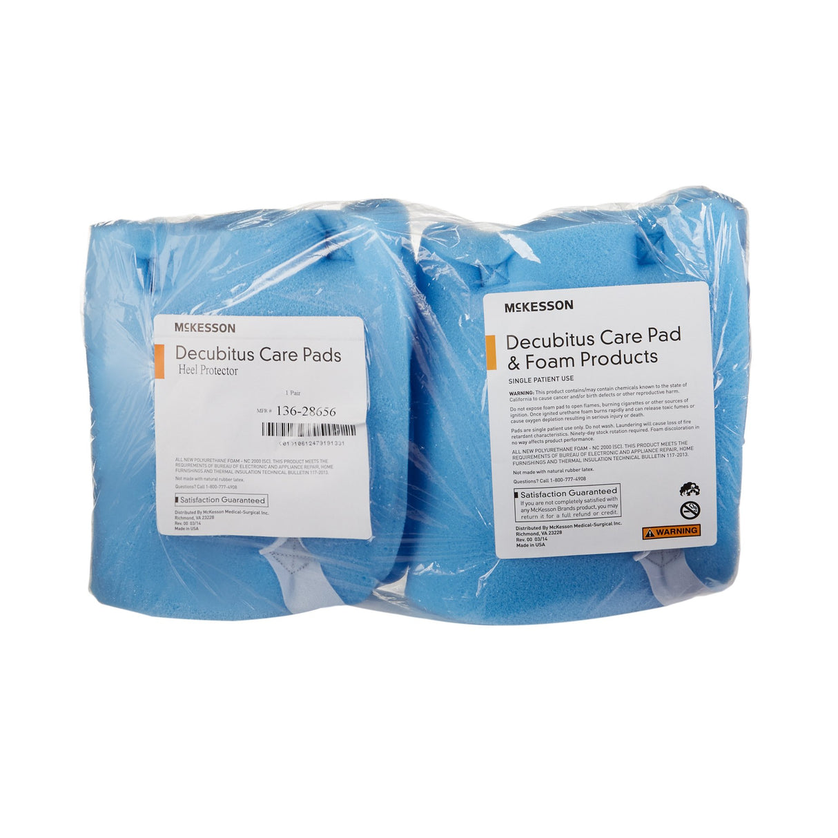 Heel Protection Pad McKesson One Size Fits Most Blue - BeHope