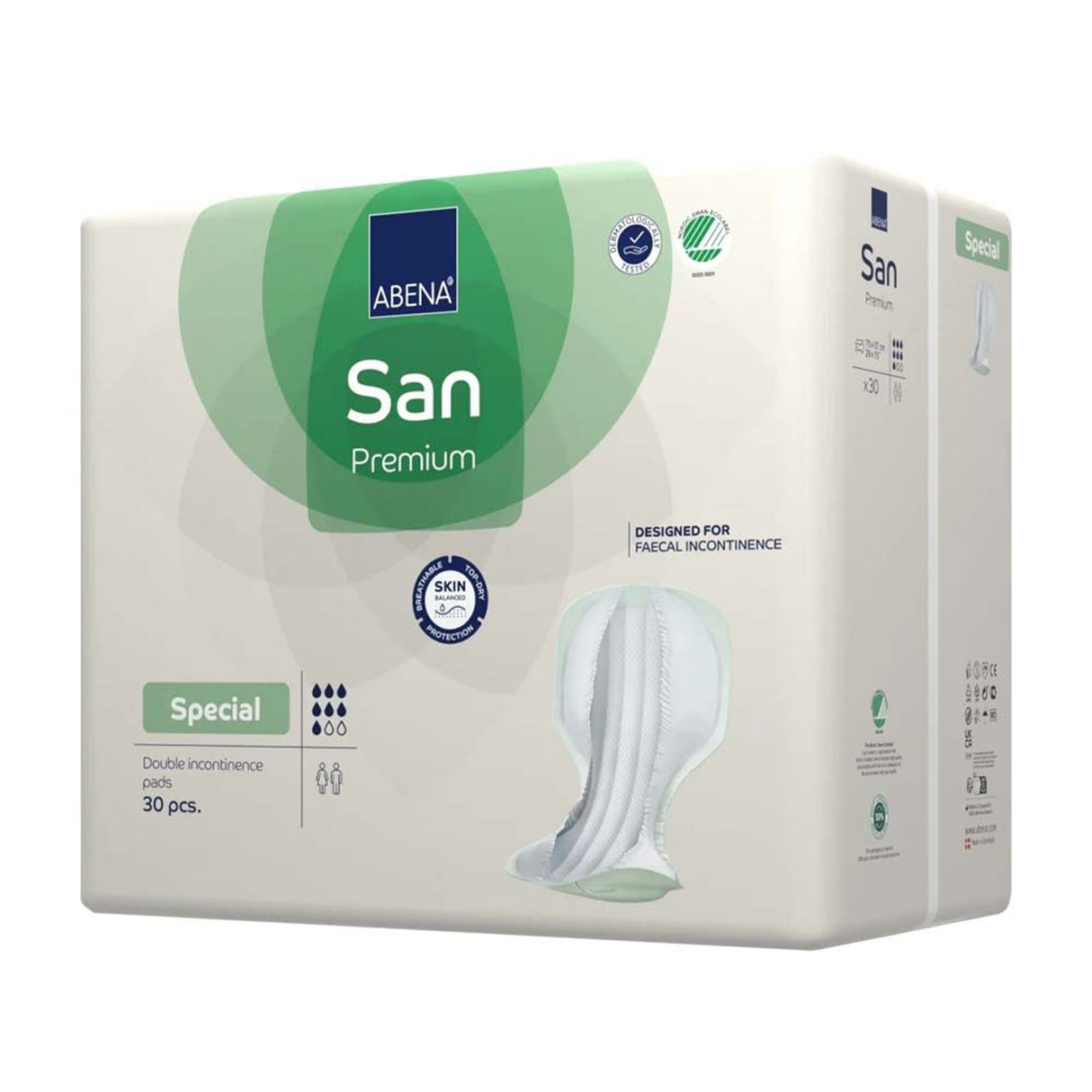 Incontinence Liner Abena® San Premium Special 14.5 X 28.7 Inch Heavy Absorbency Fluff / Polymer Core One Size Fits Most - BeHope