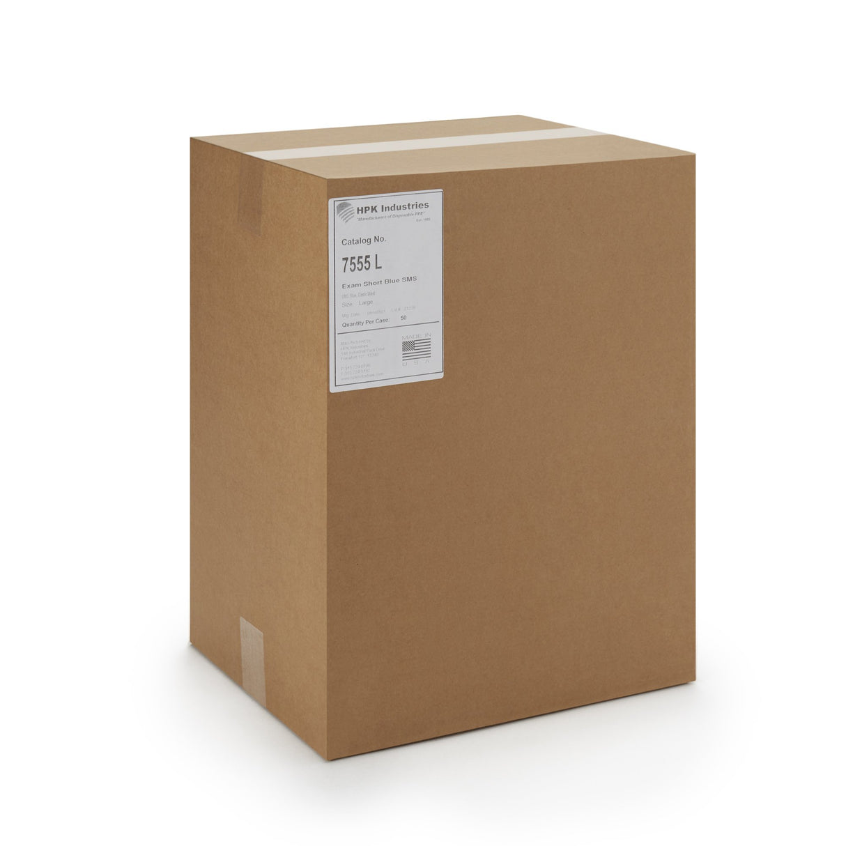 Exam Shorts Large Blue SMS Adult Disposable - BeHope