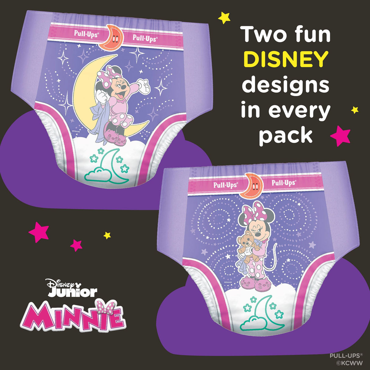 Female Toddler Training Pants Pull-Ups Night-Time Size 3T to 4T Disposable Heavy Absorbency - BeHope