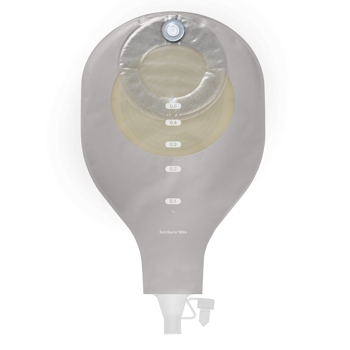 Ostomy Pouch SenSura® Mio High Output One-Piece System Flat, Trim to Fit 3/8 to 4 Inch Stoma Drainable - BeHope