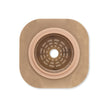 Ostomy Barrier New Image™ Flat CeraPlus™ Precut, Extended Wear Adhesive Tape Borders 1-3/4 Inch Flange Green Code 1-1/4 Inch Opening - BeHope