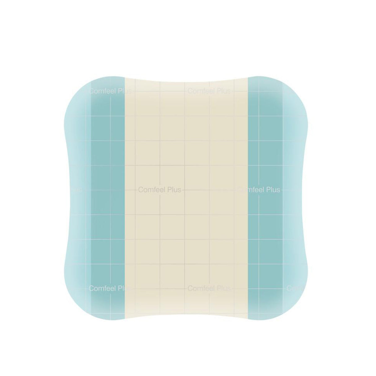 Hydrocolloid Dressing Comfeel® Plus Film Backing 4 X 4 Inch Square Hydrocolloid / Sodium Carboxymethylcellulose (CMC) / Film - BeHope