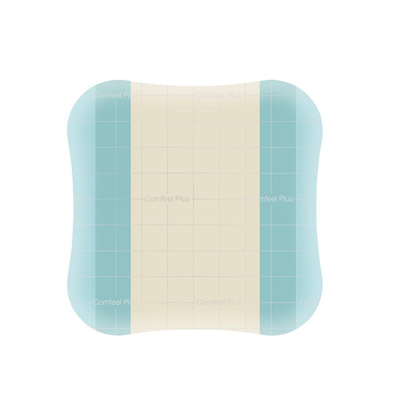 Hydrocolloid Dressing Comfeel® Plus Film Backing 4 X 4 Inch Square Hydrocolloid / Sodium Carboxymethylcellulose (CMC) / Film - BeHope